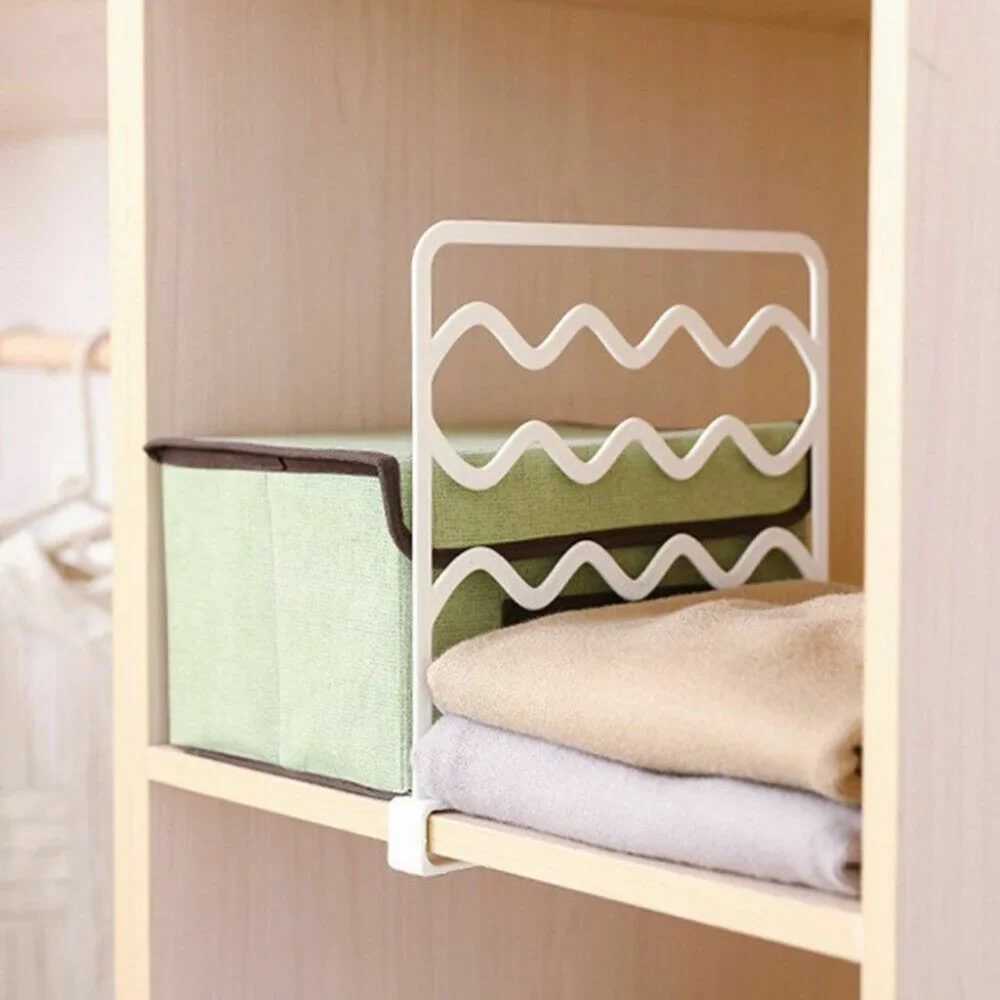 4 Adjustable Shelf Dividers for Closets, kitchens, books *GRAY 4 sale * see pics